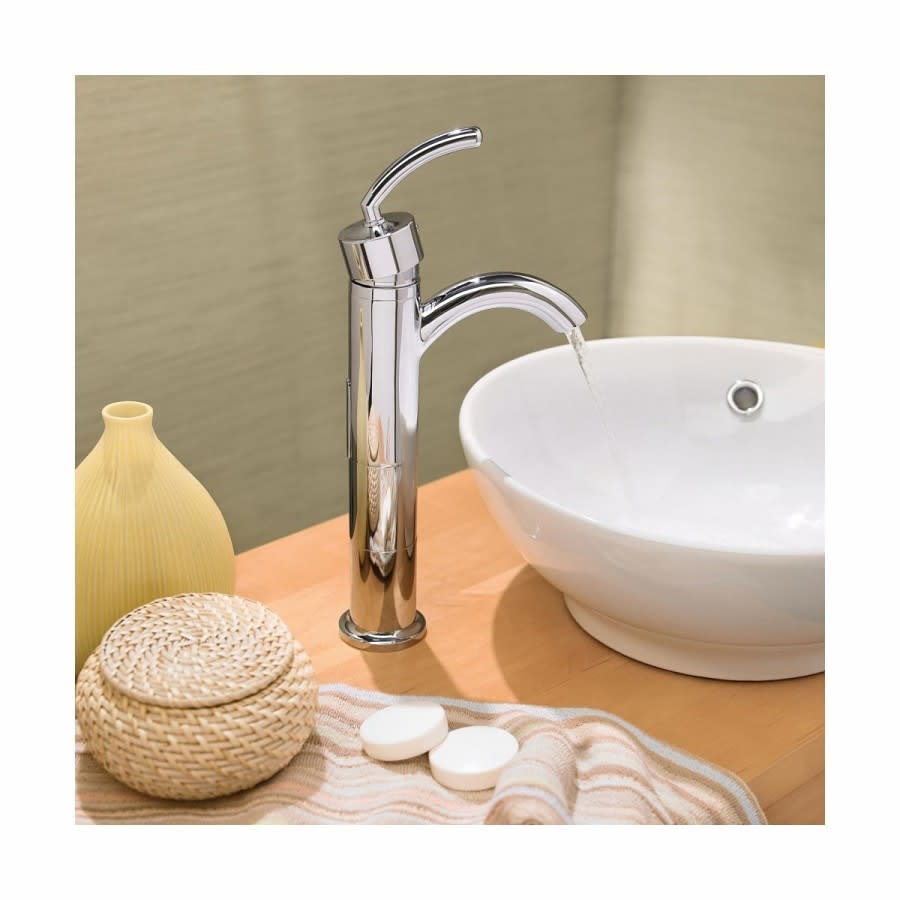 Vessel Extension Kit, Icon™, Brushed Nickel, Polished Chrome