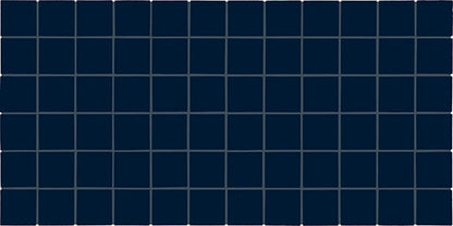 Color Wheel Mosaic Navy Herringbone 1X3 Glossy