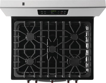 30 Inch Freestanding Gas Range with 5 Sealed Burners, 5 Cu. Ft