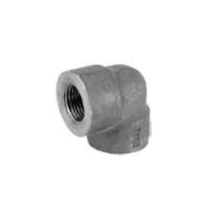 90 deg Elbow, 1-1/2 in, FNPT, SCH 80/XH, Forged Steel, 2000 lb