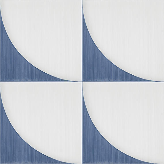 Scenario Blu Crescent Square, Crescent 8X8 Matte