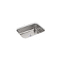 McAllister® Single Bowl Kitchen Sink, Under Mount, ADA, 23-3/8 x 17-11/16 in, 5-5/8 in Bowl Depth, 18 ga Luster Steel, Stainless