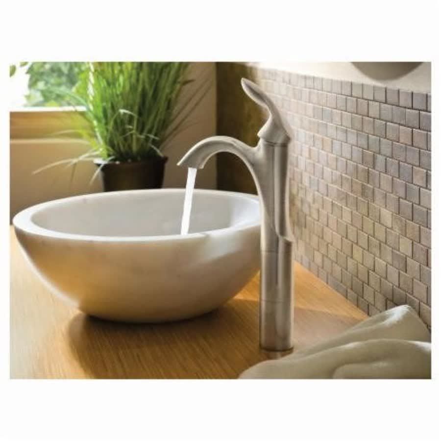Eva™ Single Hole or Centerset Lavatory Faucet, ADA, 1 Handle, 1 or 3-Hole, 1.2 gpm, Brushed Nickel