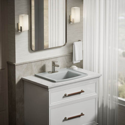 Archer 22-5/8" Drop In Bathroom Sink with 3 Holes Drilled and Overflow