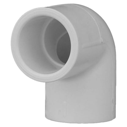 90 deg Elbow, 1 in, Socket, SCH 40/STD, PVC