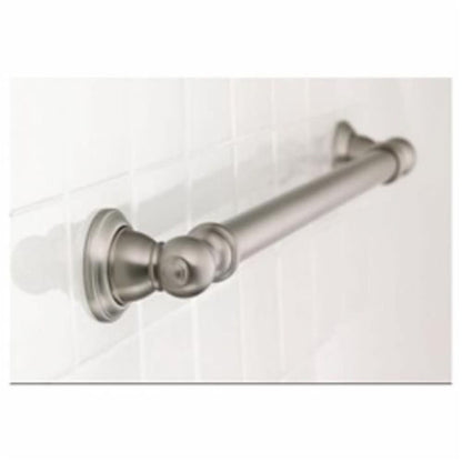 Kingsley® Grab Bar, ADA, 30 in L, Brushed Nickel