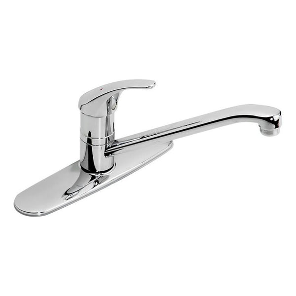 Origins® Kitchen Faucet, Deck Mount, ADA, 1 Lever Handle, 1-Hole, Polished Chrome