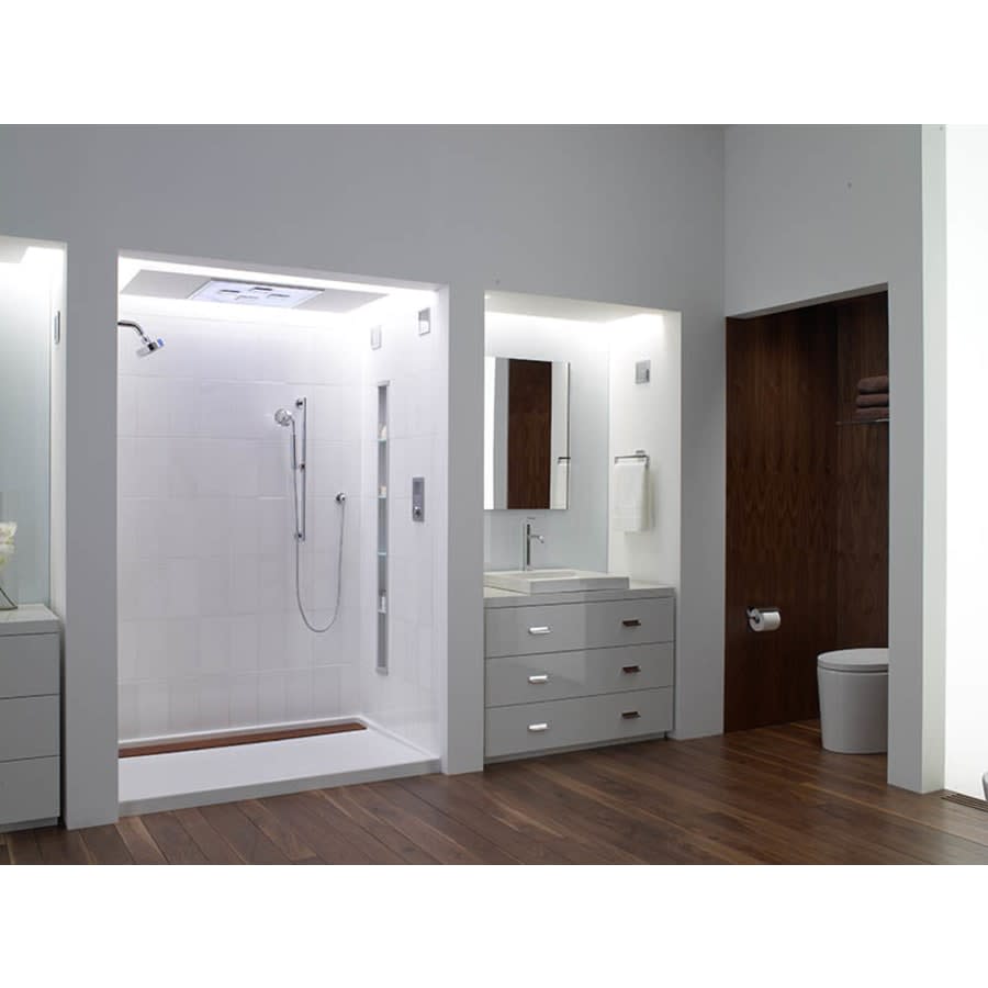 Groove 60" x 42" Acrylic Shower Receptor with Back Drain