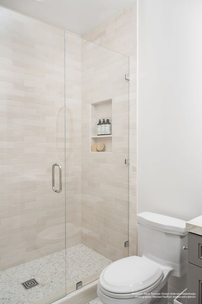 Cloé 2.5" x 8" Glossy Ceramic Tile in Baby Blue