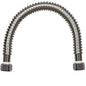 Corrugated Water Heater Flex, 3/4 in, FNPT, 18 in L, Stainless Steel