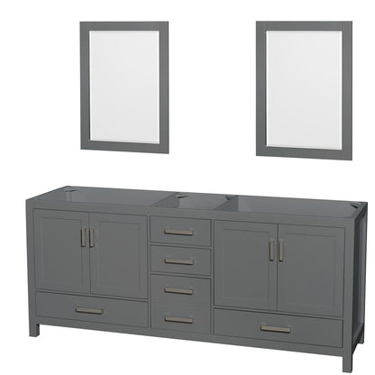 Sheffield Double Bathroom Vanity - 78.5W x 35H x 21.5D