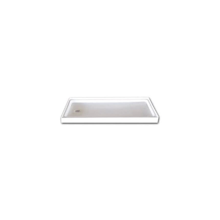 Shower Tray/Base, Fiberglass, White