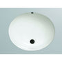 Comstock 19-1/2" Oval Vitreous China Undermount Bathroom Sink with Overflow