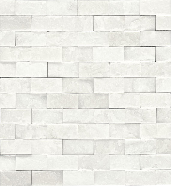 Marble First Snow Elegance Straight Joint, Straight Edge 2X2 Honed