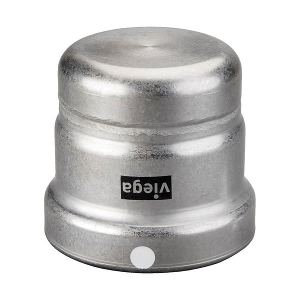 Carbon Steel Cap, 2-1/2 in, Press, Import