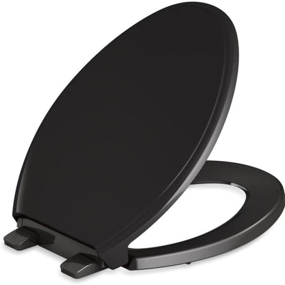 Glenbury Elongated Closed-Front Toilet Seat with Soft Close and Quick Release