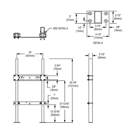 In-Wall Carrier for Single-Station On-Wall Bottle Fillers Coolers and Fountains