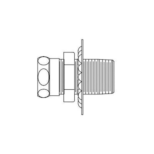 Close Nipple, 1/2 in, Male, Stainless Steel