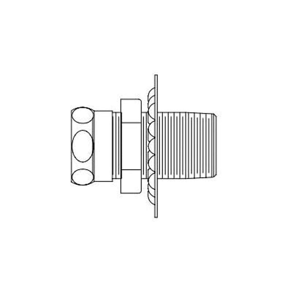Close Nipple, 1/2 in, Male, Stainless Steel