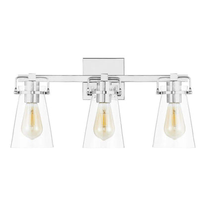 Stonedale 20 in. 3-Light Chrome Vanity Light