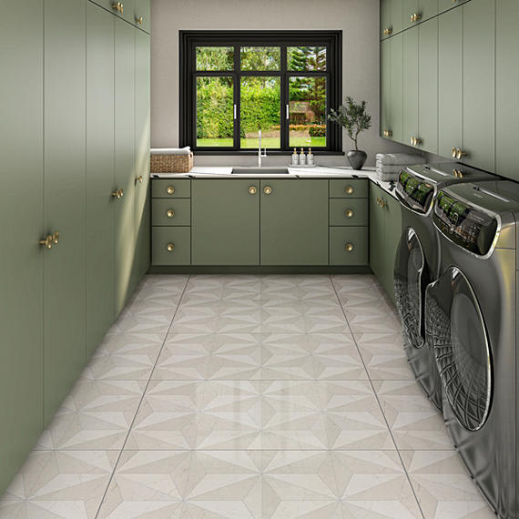 Sovran Kaleidoscope Rectangle 24X48 Satin