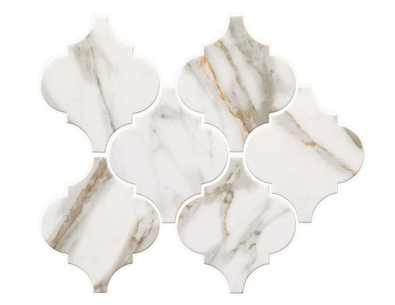 Marble Obsession Calacatta Gold Picket 2X5 Satin