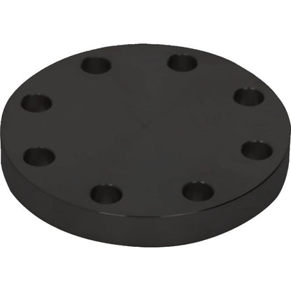Raised Face Blind Flange, 8 in, 13-1/2 in OD, 8 Bolt Holes, 150 lb, Carbon Steel
