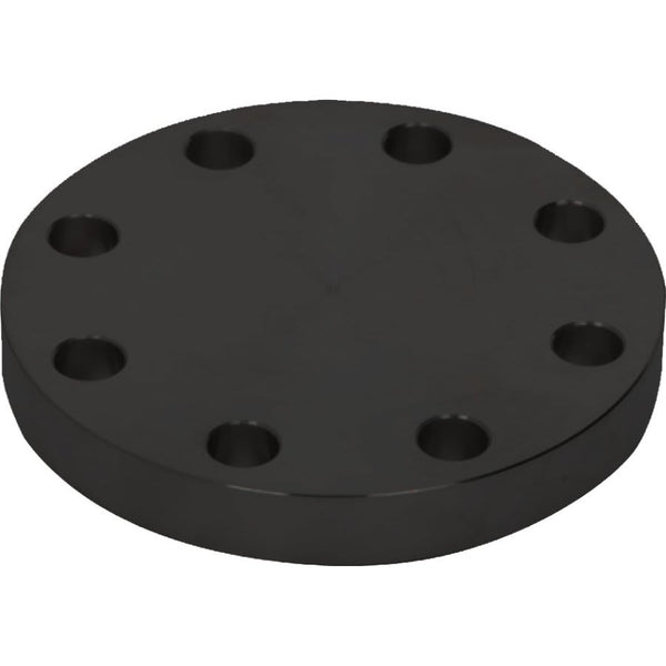 Raised Face Blind Flange, 5 in, 10 in OD, 8 Bolt Holes, 150 lb, Carbon Steel