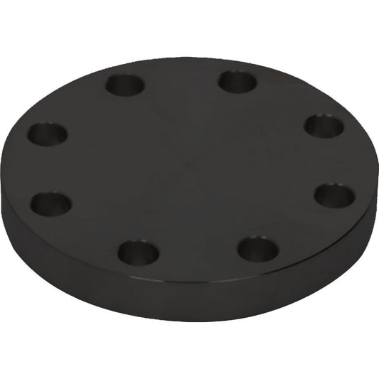 Raised Face Blind Flange, 2 in, 6-1/2 in OD, 8 Bolt Holes, 300 lb, Carbon Steel