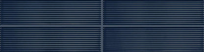 Color Story Pinstripes Navy Rectangle, Wave Crest 2X8 Glossy