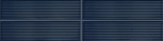 Color Story Pinstripes Navy Rectangle, Wave Crest 2X8 Glossy