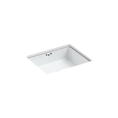 Kathryn® Under Mount Lavatory Sink, ADA, 19-3/4 x 15-5/8 x 6-1/4 in, Vitreous China, White