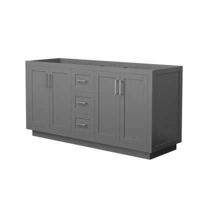 Miranda Double Bathroom Vanity - 65.25W x 33H x 21.75D