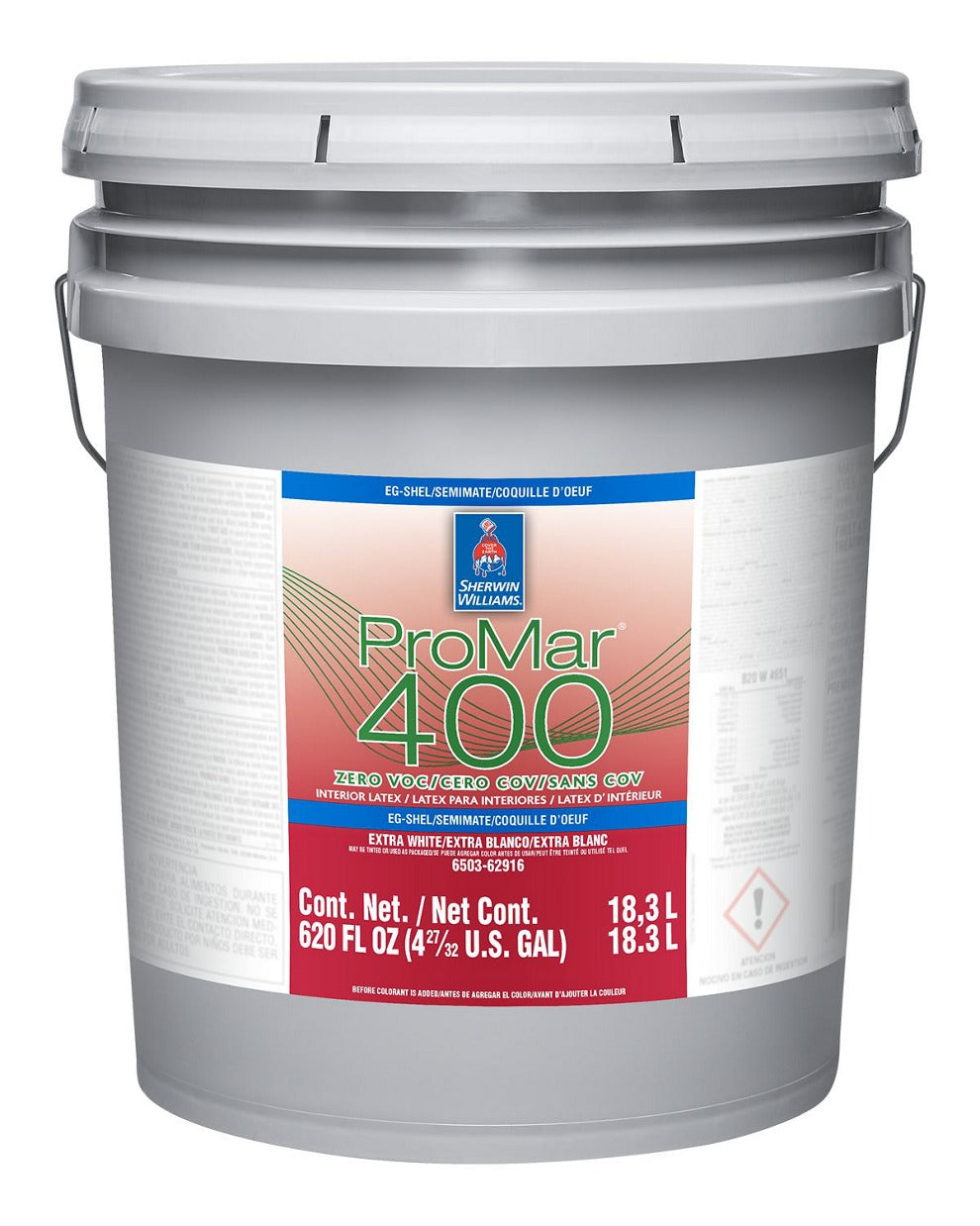SW 7004 Snowbound - EggShell - ProMar 400 Zero VOC Interior Latex - 5 Gallon