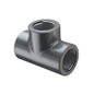 Tee, 2 in, FNPT, SCH 80/XH, PVC