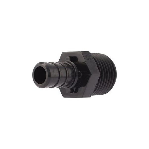 Male Adapter, 1/2 in, Crimp PEX x MNPT, Poly