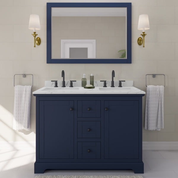 Avery Double Bathroom Vanity - 48W x 35H x 22D