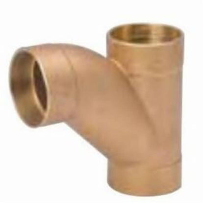 DWV Combination Wye and 45 deg Elbow, 3 x 2 in, C, Copper