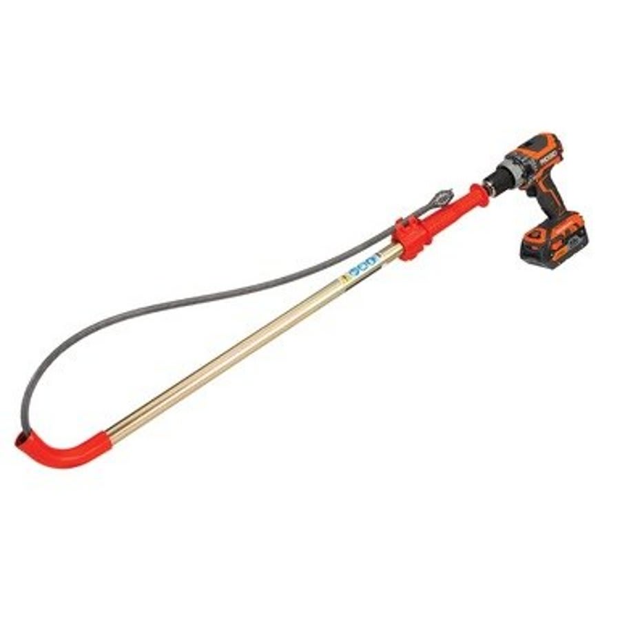 Toilet Auger With Bulb Head, Heavy Duty Cable, 6 ft