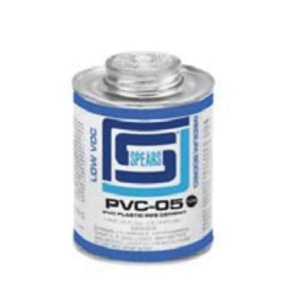 PVC-05 Medium Body Cement, 1 pt, Clear, For PVC