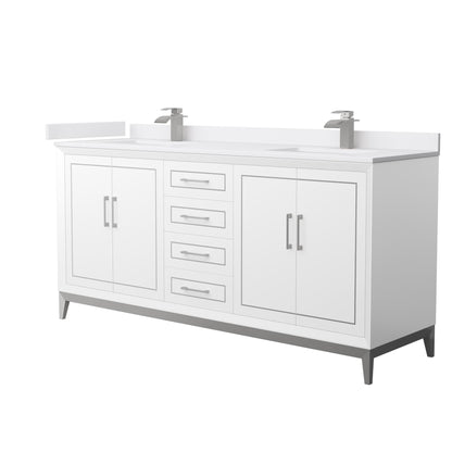 Marlena Double Bathroom Vanity - 72W x 35.25H x 22D