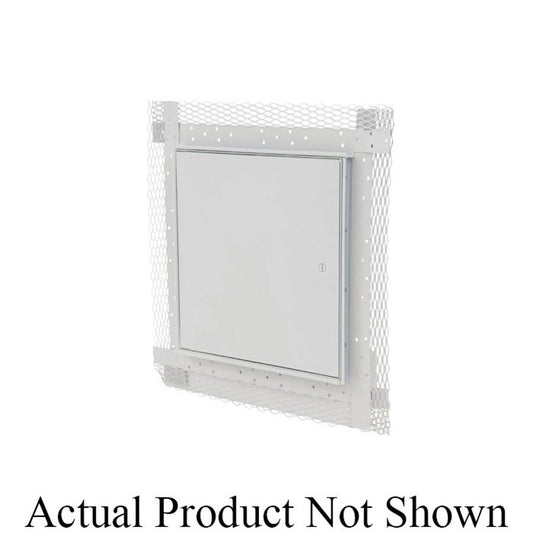 Metal Lath Access Door, Screw Driver Lock, 12 x 12 in, Galvanized Steel, 16 ga, Primer Coated
