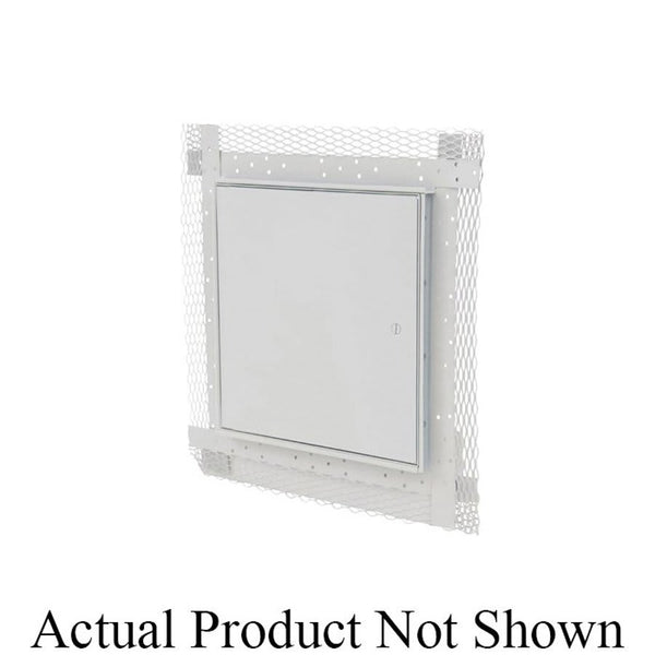 Metal Lath Access Door, Screw Driver Lock, 14 x 14 in, Galvanized Steel, 16 ga, Primer Coated
