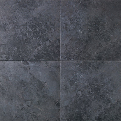 Continental Slate Asian Black Square 18X18 Matte