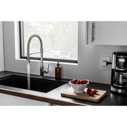 Trinsic Pro Pre-Rinse Pull-Down Kitchen Faucet with Magnetic Docking Spray Head - Limited Lifetime Warranty