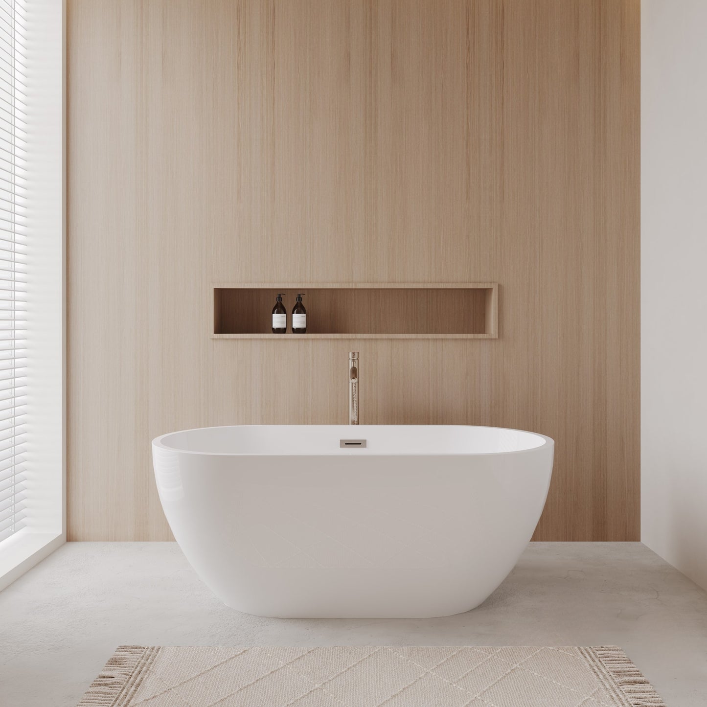 Brooklyn Freestanding Bathtub - 60W x 23H x 30D
