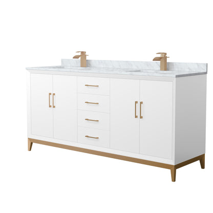 Amici Double Bathroom Vanity - 72W x 35.25H x 22D