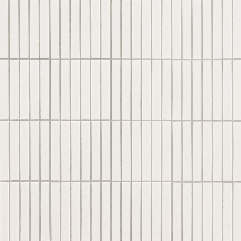 White Matte 1x6 Stack Pattern