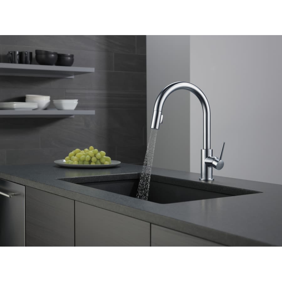 Trinsic Pull-Down Kitchen Faucet with Magnetic Docking Spray Head - Includes Lifetime Warranty