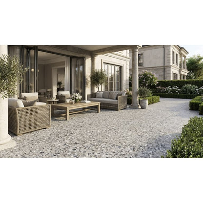 MILZETTI PEBBLE SILVR BR 24X47